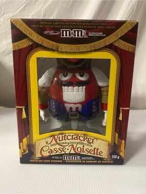 Limited Edition M&M Red Nutcracker Candy Dispenser